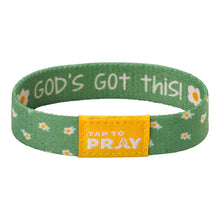 Load image into Gallery viewer, TAP TO PRAY™ WRISTBANDS - KFS - GOD'S GOT THIS
