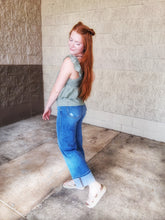 Load image into Gallery viewer, FLYING MONKEY MOORLAND CUFF WIDE LEG JEANS
