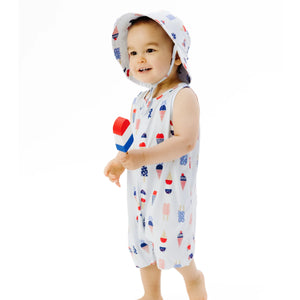 ICE CREAM SLEEVELESS ROMPER