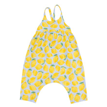 Load image into Gallery viewer, LEMONS TIE BACK ROMPER
