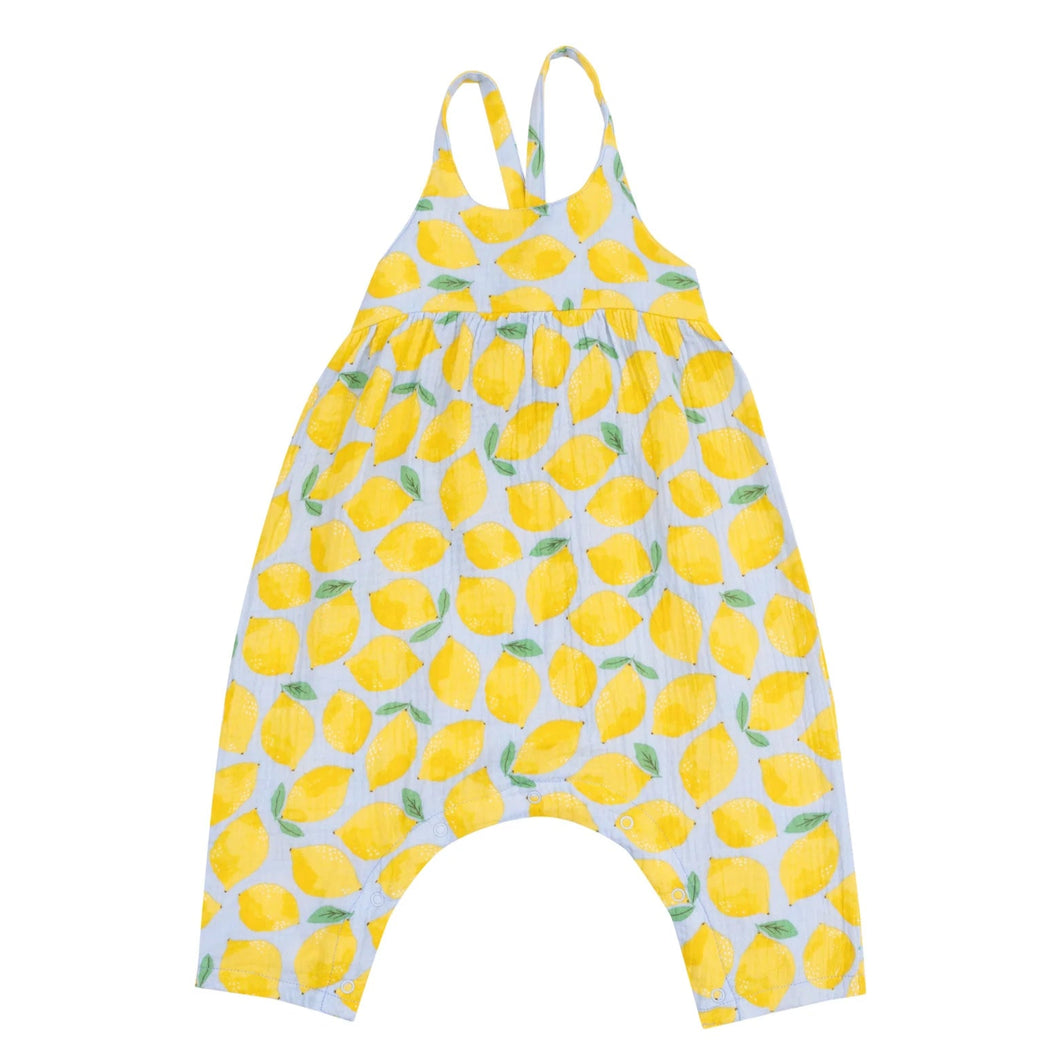 LEMONS TIE BACK ROMPER