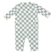 Load image into Gallery viewer, FRENCH TERRY CHECKERBOARD UNI ROMPER
