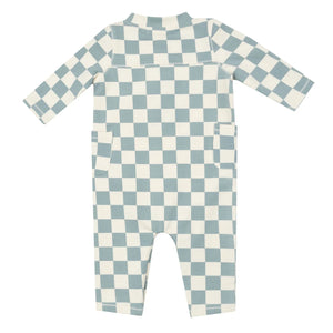 FRENCH TERRY CHECKERBOARD UNI ROMPER