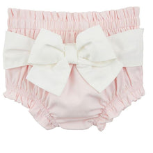 Load image into Gallery viewer, PINK BOW DIAPER COVER
