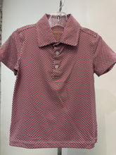 Load image into Gallery viewer, MICRO STATE GREY/CRIMSON PERFORMANCE POLO - YOUTH
