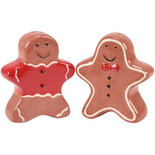 Load image into Gallery viewer, SALT &amp; PEPPER SET GINGERBREAD
