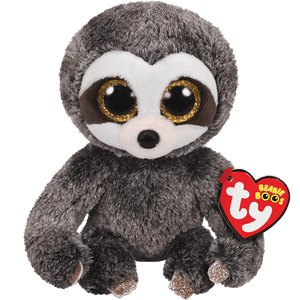 TY BEANIE BOOS GREY SLOTH DANGLER LARGE