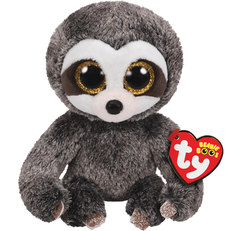 TY BEANIE BOOS GREY SLOTH DANGLER LARGE Deb Co. Boutique