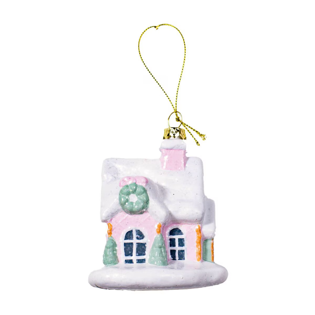 WINTER HOUSE ORNAMENT