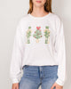 WATERCOLOR NUTCRACKER TRIO CREW NECK SWEATSHIRT