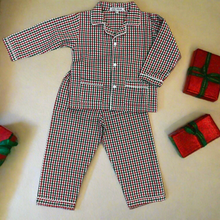 Load image into Gallery viewer, RED/GREEN GINGHAM PJ
