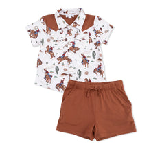Load image into Gallery viewer, WESTERN PEARL SNAP SHORT SET
