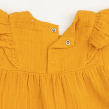Load image into Gallery viewer, SUNFLOWER SMOCKED WAIST PANT &amp; RUFFLE TUNIC
