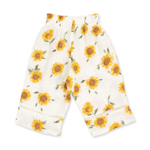 Load image into Gallery viewer, SUNFLOWER SMOCKED WAIST PANT &amp; RUFFLE TUNIC
