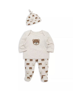 3 PC. FOOTED BEAR SET