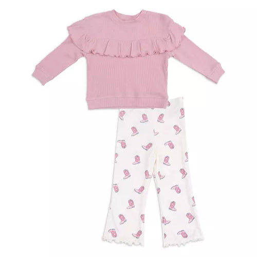 PETITE COWGIRL BOOTS PANT SET