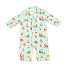 Load image into Gallery viewer, VINTAGE REINDEER &amp; SANTA ROMPER

