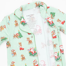 Load image into Gallery viewer, VINTAGE REINDEER &amp; SANTA ROMPER
