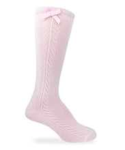 Load image into Gallery viewer, POINTELLE BOW KNEE SOCKS
