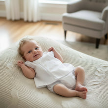 Load image into Gallery viewer, BLANCHE DIAPER SET WHITE-NB
