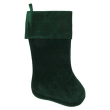 Load image into Gallery viewer, GREEN VELVET STOCKING
