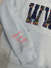 Load image into Gallery viewer, YOUTH EMBROIDERY WWJD HOODIE
