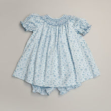 Load image into Gallery viewer, BLUE ROSES FLORAL DRESS
