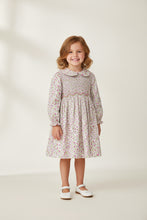 Load image into Gallery viewer, FUCHSIA PINK FLOWER CATE DRESS
