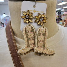 Load image into Gallery viewer, BEADED BOOTS EARRINGS
