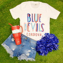 Load image into Gallery viewer, BLUE DEVILS VARSITY TEE
