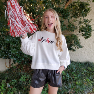 ALABAMA TINSEL SWEATSHIRT