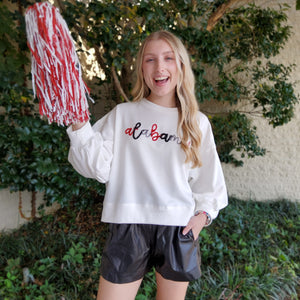 ALABAMA TINSEL SWEATSHIRT