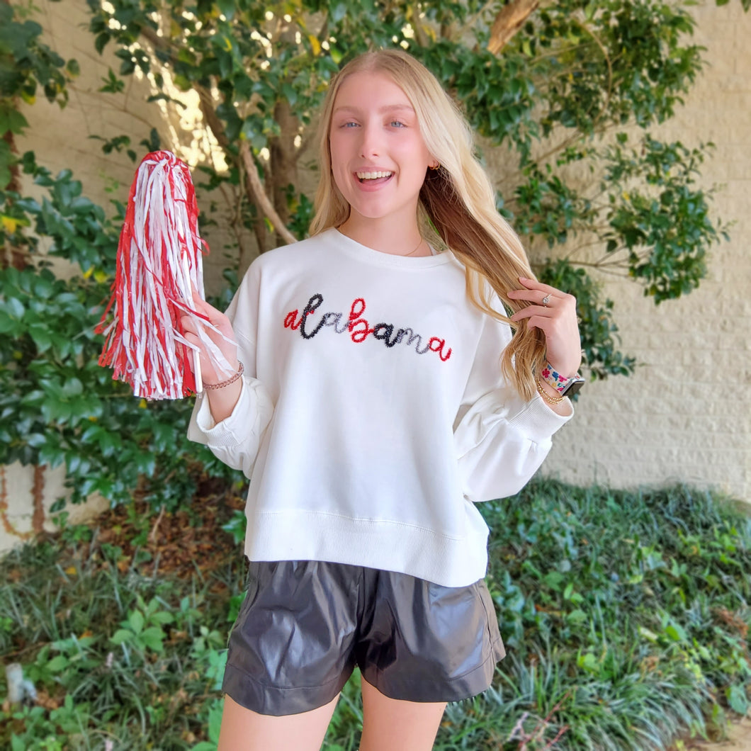 ALABAMA TINSEL SWEATSHIRT