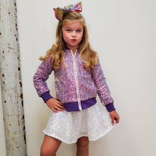 Load image into Gallery viewer, PURPLE SEQUIN JACKET
