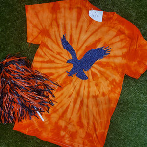 GLITTER EAGLE TIE-DYE TEE