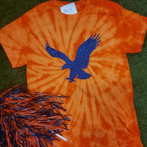 GLITTER EAGLE TIE-DYE TEE