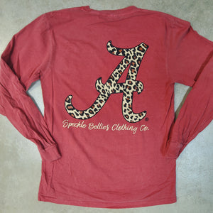 ALABAMA LEOPARD A  LONG SLEEVE TEE