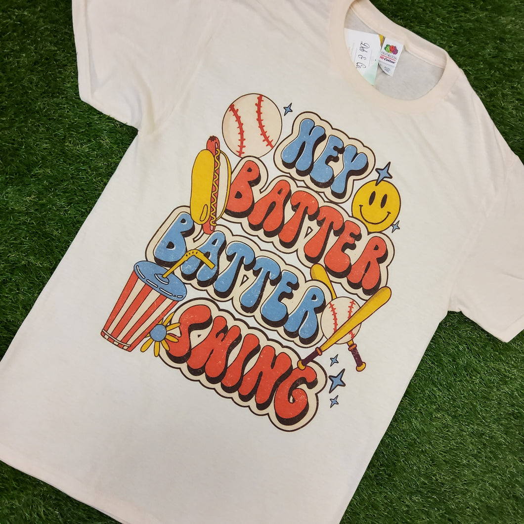 HEY BATTER BATTER TEE