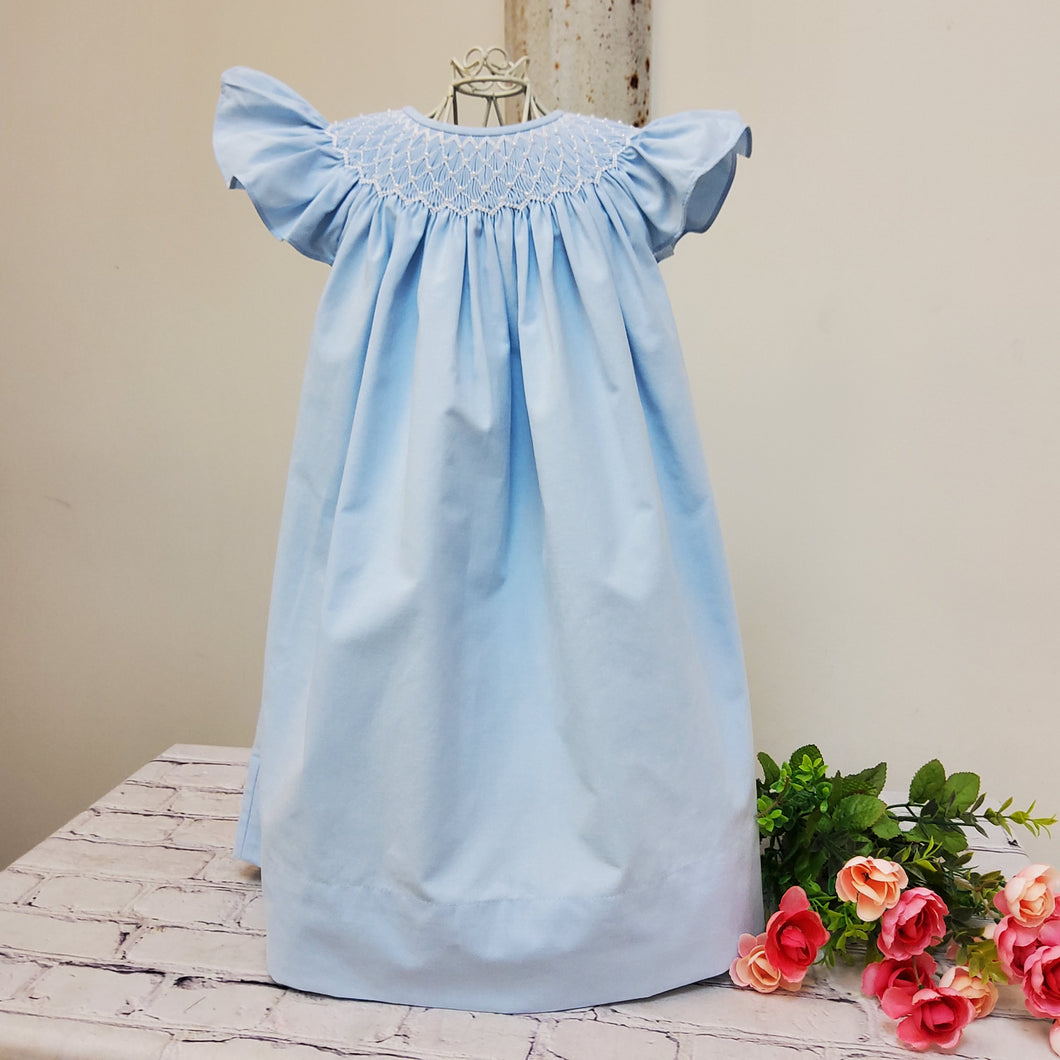 BLUE PEARL SMOCKED