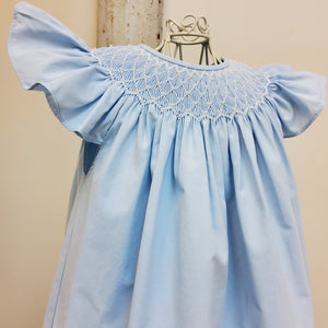 BLUE PEARL SMOCKED