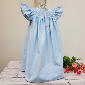 BLUE PEARL SMOCKED