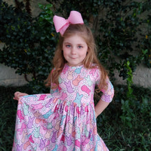Load image into Gallery viewer, HANGIN WITH MY PEEPS POCKET TWIRL DRESS
