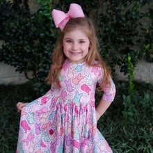 Load image into Gallery viewer, HANGIN WITH MY PEEPS POCKET TWIRL DRESS
