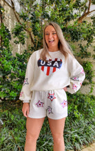 Load image into Gallery viewer, SIMPLY SOUTHERN  SEQUIN PULLOVER AND MATCHING SHORTS
