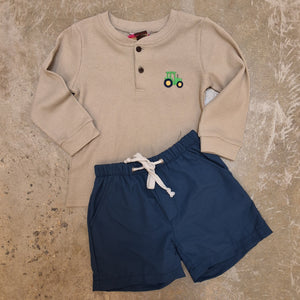 HENLEY  TRACTOR SHIRT