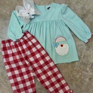 JOLLY SANTA GIRL PANT SET