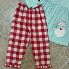 Load image into Gallery viewer, JOLLY SANTA GIRL PANT SET
