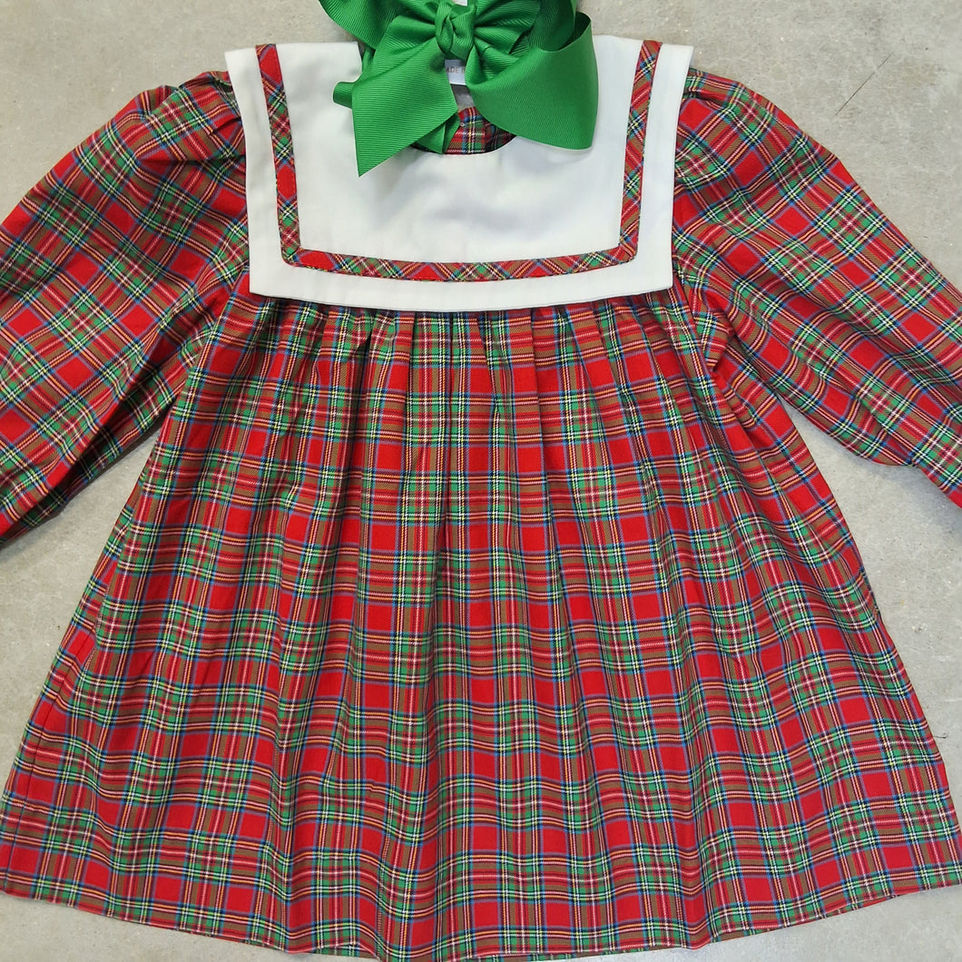 NOEL PLAID DRESS