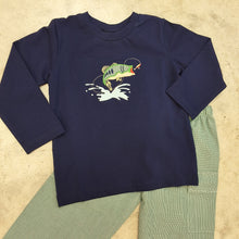 Load image into Gallery viewer, BASS FISH APPLIQUE PANT SET
