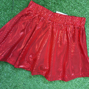 BLAKELY SKORT RED SPARKLE